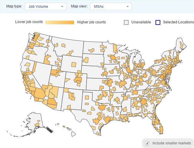 Top 20 Markets for IT Professionals