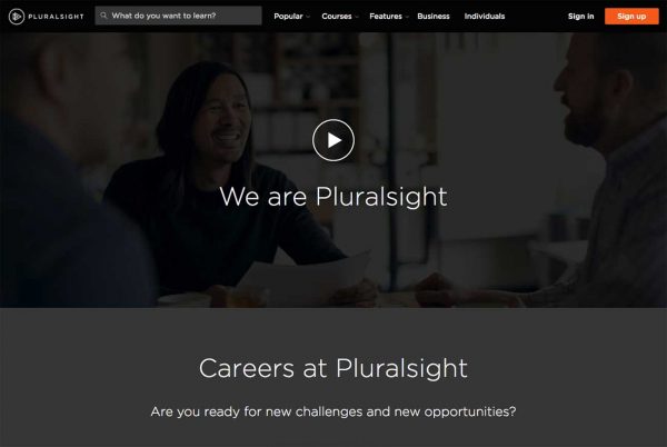 Pluralsight career site