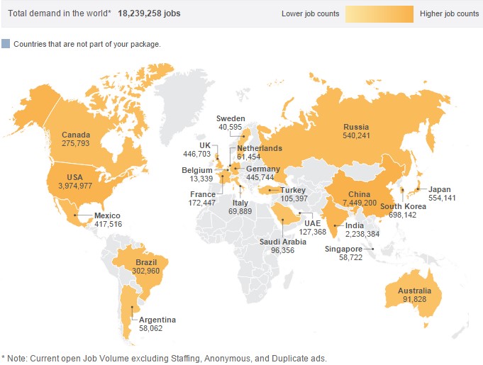 worldwide cloud computing jobs